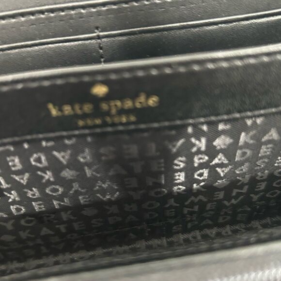Kate Spade Wallet Women's Color Black New York Grove Street Neda Leather - Picture 5 of 12
